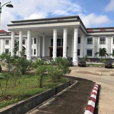 Installation of a high technology automatic barrier gate at Union Supreme Court, Myanmar (2017)
