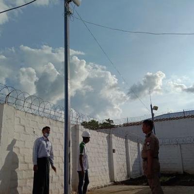 Barrier Gate Installation at Shan State Parliment (2020)